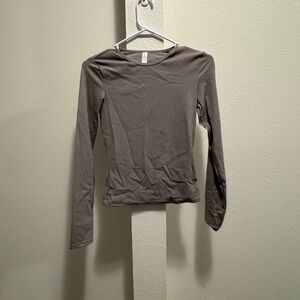 Women's Long Sleeve Top - Gray